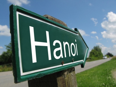 Hanoi-signpost-along-a-rural-road