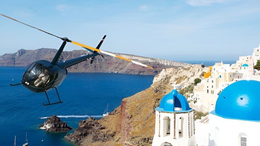 Private Plane in Santorini