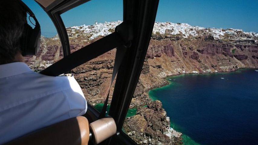 Private Plane in Santorini