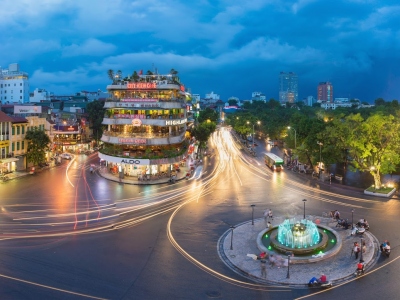 Aerial-view-of-Hanoi-cityscape