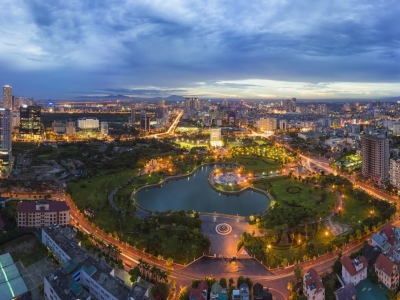 Hanoi-skyline-cityscape-at-twilight-period