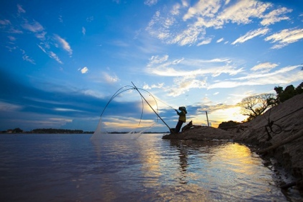 Experience as a fisherman in Mekong Delta