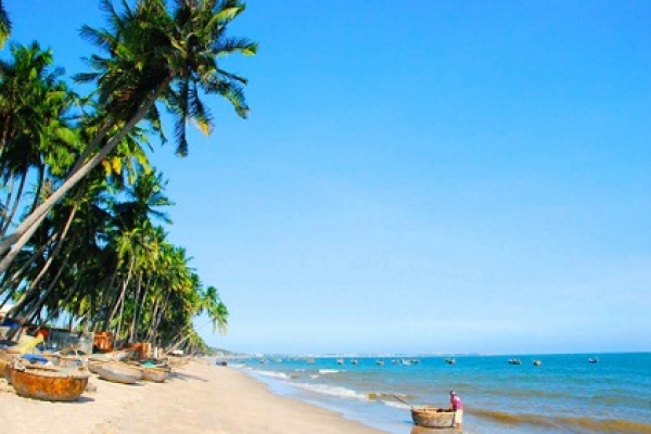 The beautiful Mui Ne beach