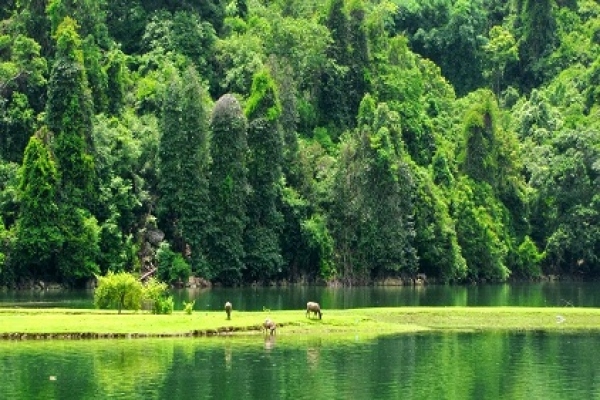 Visiting Ba Be national park