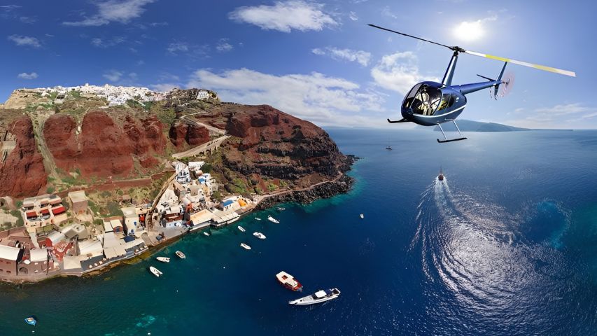 Private Plane in Santorini