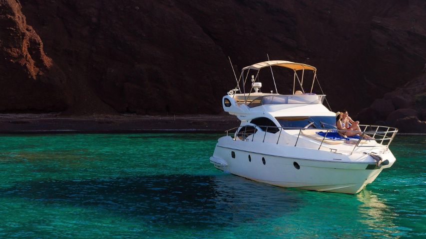 Luxury Yacht in Santorini