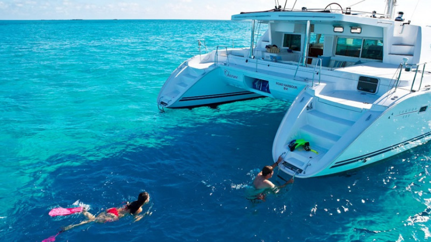 Luxury Yacht in Santorini